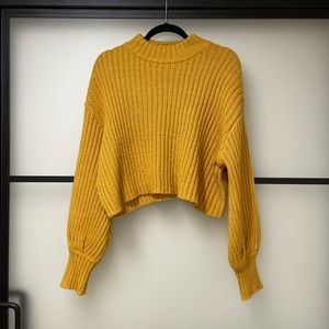 Nordstrom Elodie crop top sweater size L